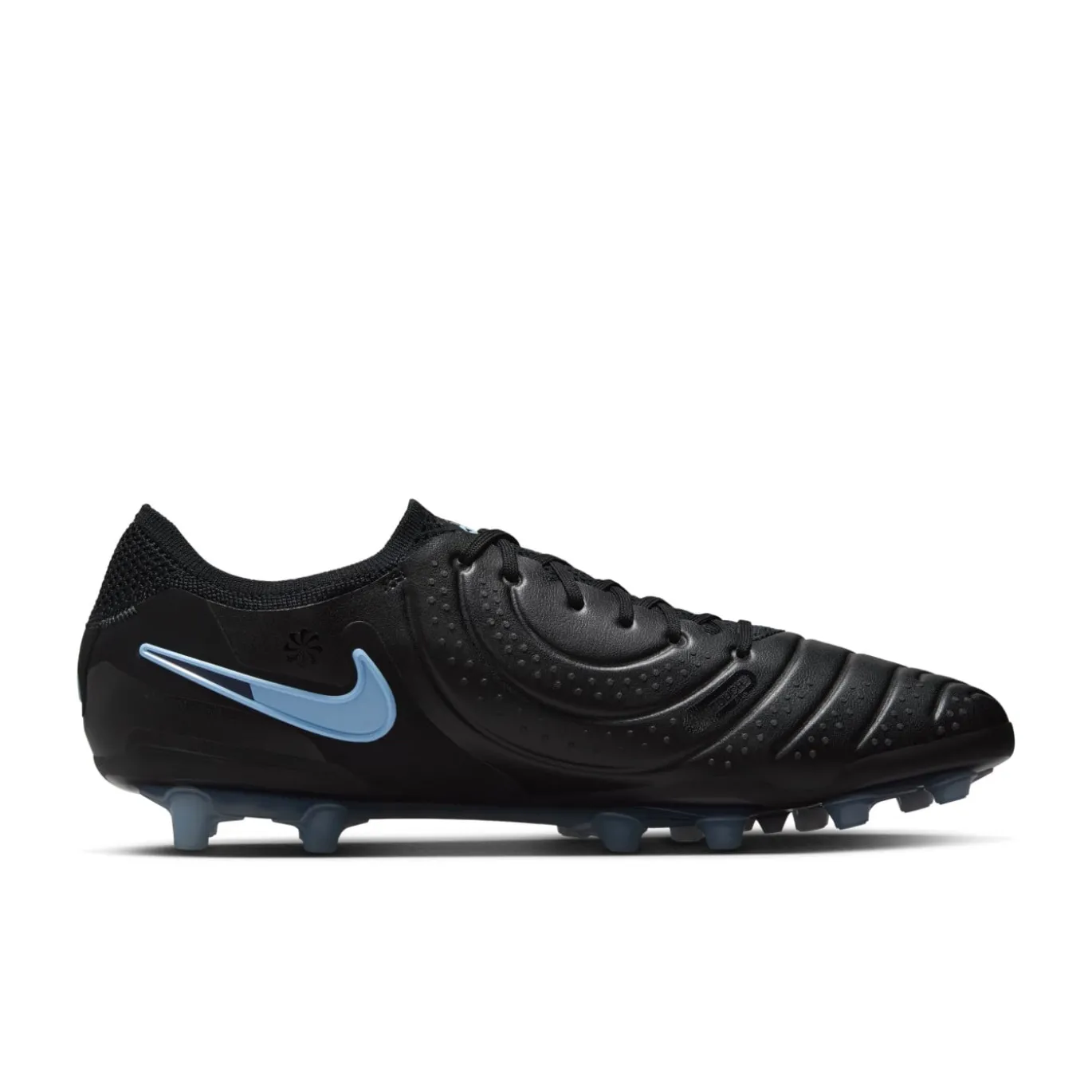 Nike Tiempo Legend 10 Elite Kunstgras Voetbalschoenen (AG) Zwart Lichtblauw