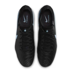 Nike Tiempo Legend 10 Elite Kunstgras Voetbalschoenen (AG) Zwart Lichtblauw
