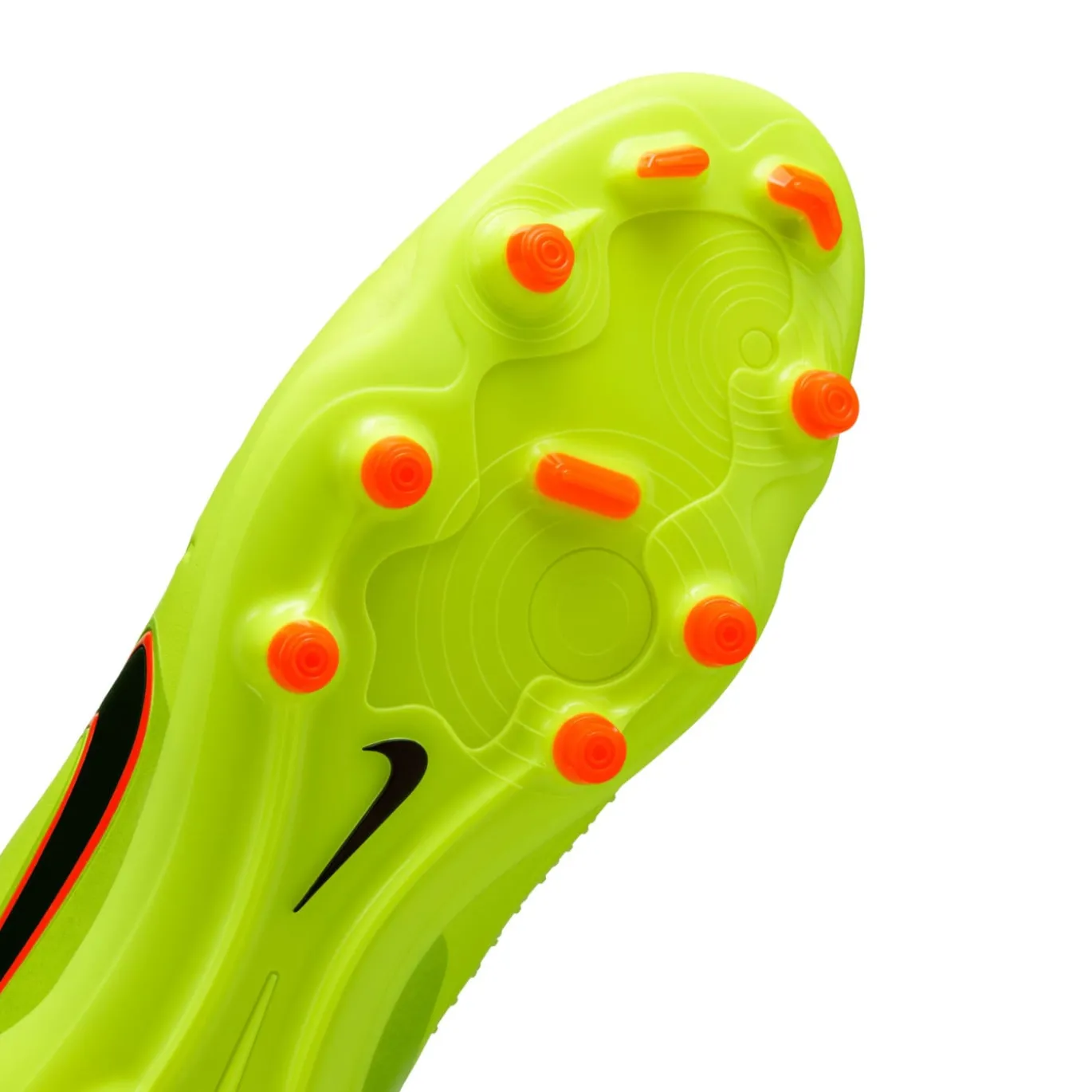Nike Tiempo Legend 10 Pro Gras Voetbalschoenen (FG) Neongeel Zwart Oranje