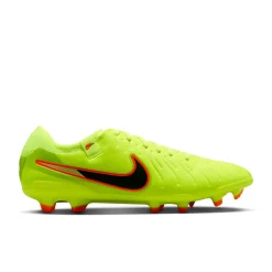 Nike Tiempo Legend 10 Pro Gras Voetbalschoenen (FG) Neongeel Zwart Oranje