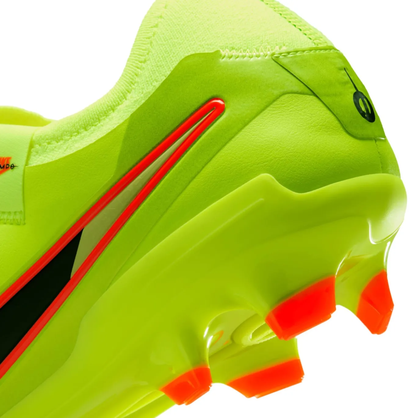 Nike Tiempo Legend 10 Pro Gras Voetbalschoenen (FG) Neongeel Zwart Oranje