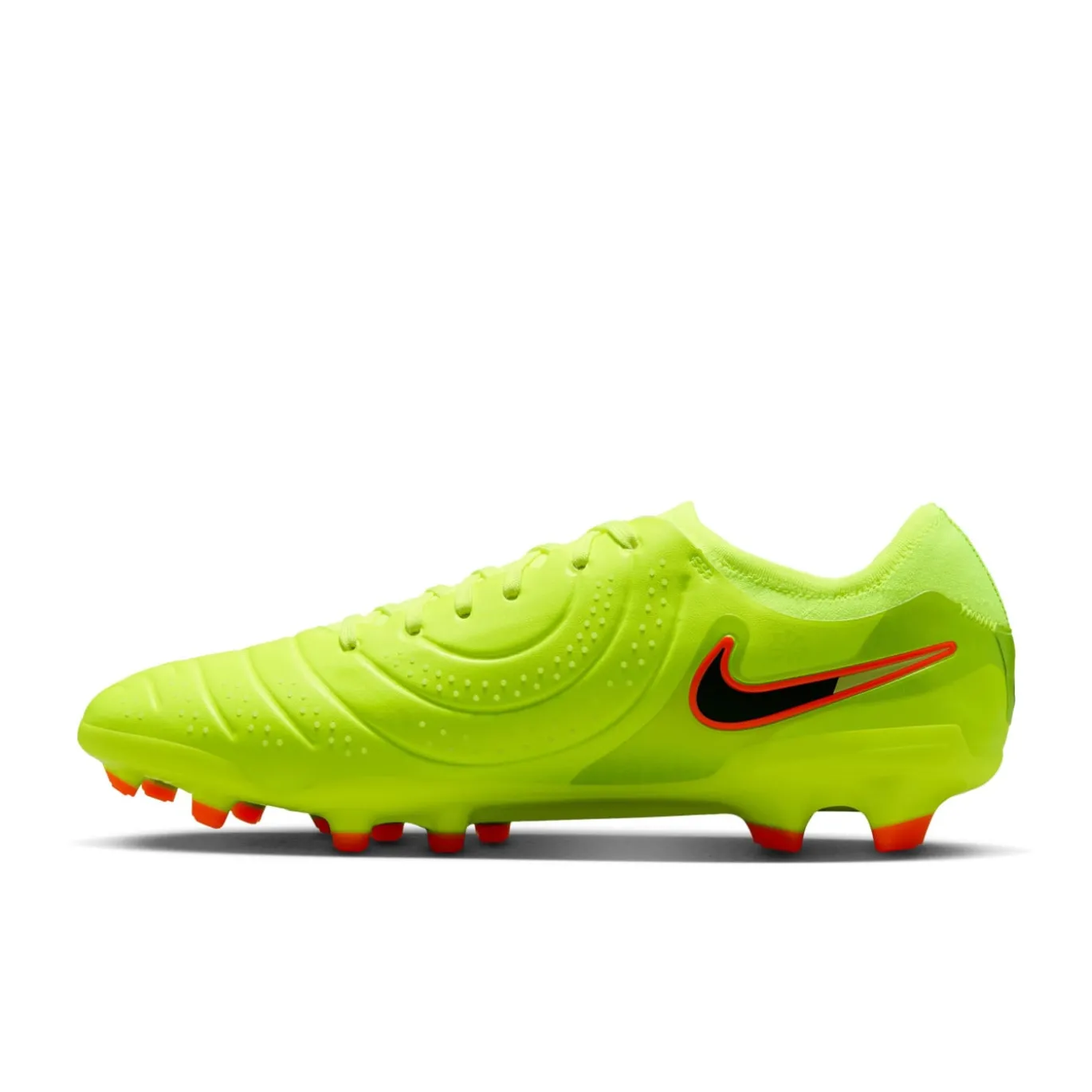 Nike Tiempo Legend 10 Pro Gras Voetbalschoenen (FG) Neongeel Zwart Oranje