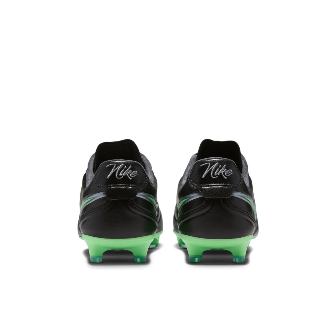 Nike Tiempo Ligera Pro Gras Voetbalschoenen (FG) Zwart Felgroen Zilvergrijs