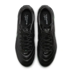 Nike Tiempo Ligera Pro Gras Voetbalschoenen (FG) Zwart Felgroen Zilvergrijs