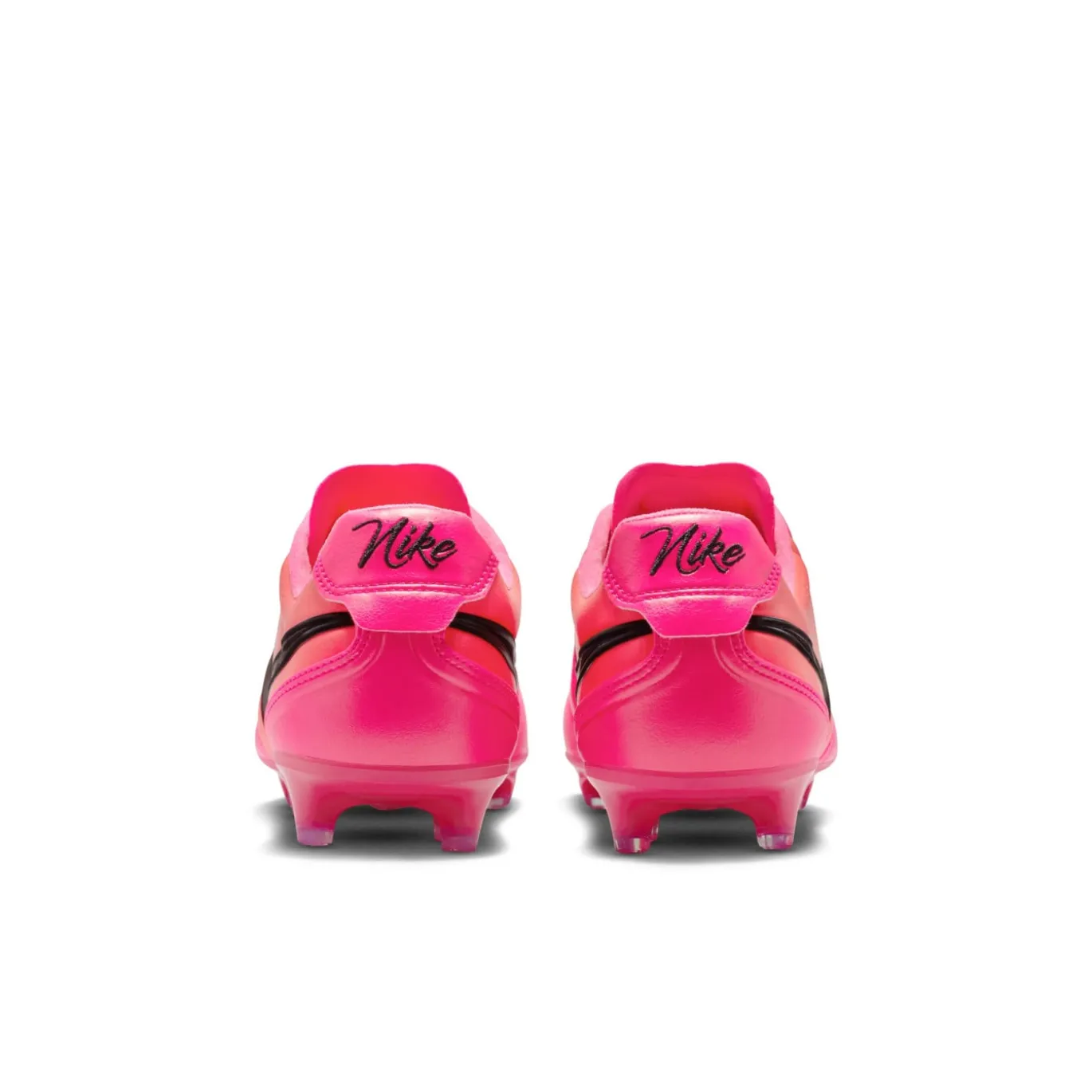 Nike Tiempo Ligera Pro Gras Voetbalschoenen (FG) Felroze Zwart