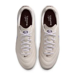 Nike Tiempo Ligera Pro Gras Voetbalschoenen (FG) Krijtwit Blauw Wit