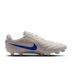 Nike Tiempo Ligera Pro Gras Voetbalschoenen (FG) Krijtwit Blauw Wit