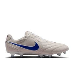 Nike Tiempo Ligera Pro Gras Voetbalschoenen (FG) Krijtwit Blauw Wit