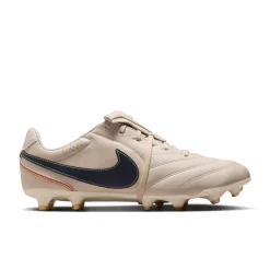 Nike Tiempo Ligera Pro Gras Voetbalschoenen (FG) Beige Zwart Goud