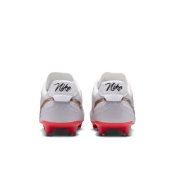 Nike Tiempo Ligera Pro Gras Voetbalschoenen (FG) Wit Goud Felrood