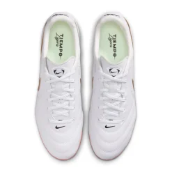 Nike Tiempo Ligera Pro Gras Voetbalschoenen (FG) Wit Goud Felrood