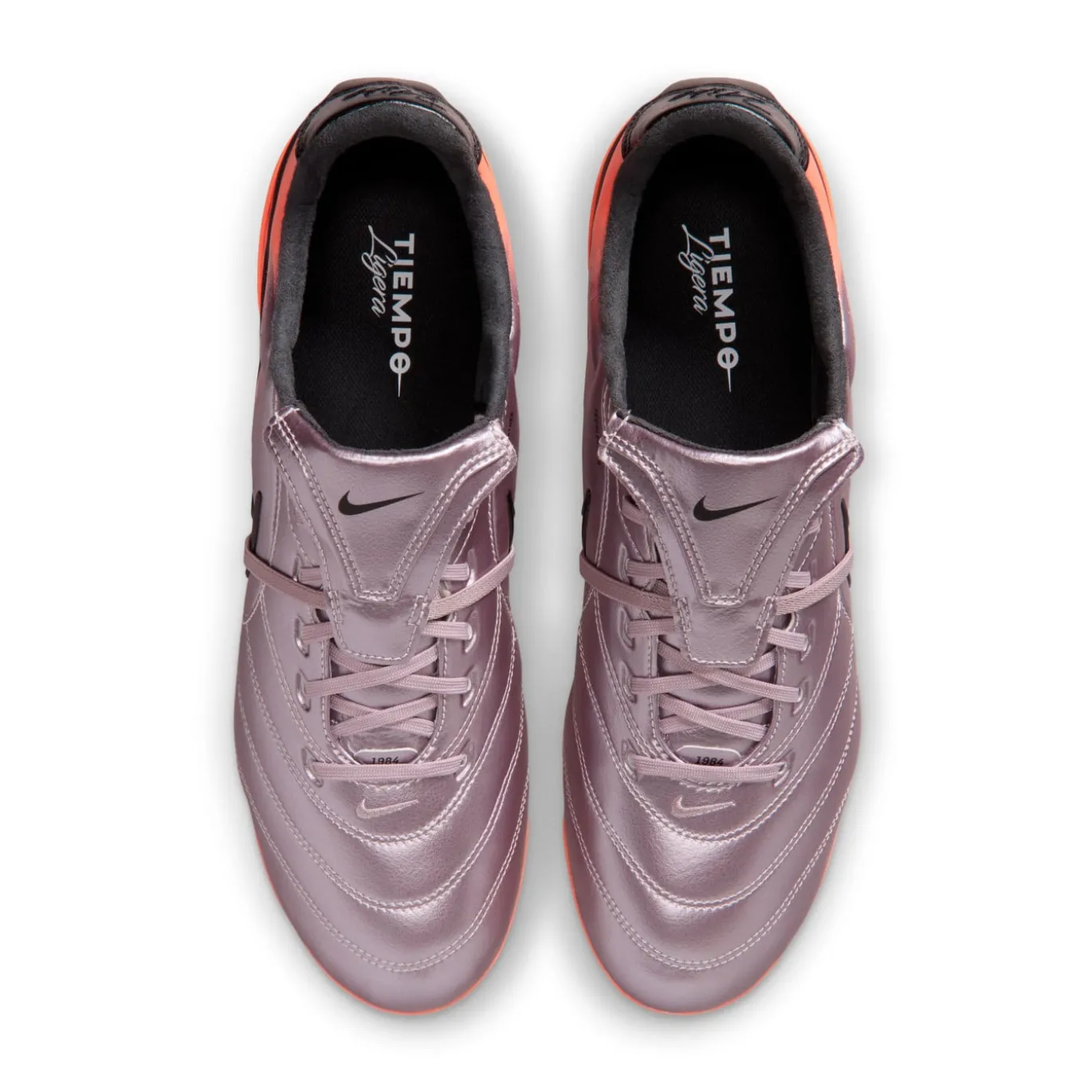 Nike Tiempo Ligera Pro Gras Voetbalschoenen (FG) Lichtpaars Oranje Zwart