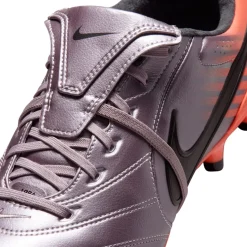 Nike Tiempo Ligera Pro Gras Voetbalschoenen (FG) Lichtpaars Oranje Zwart