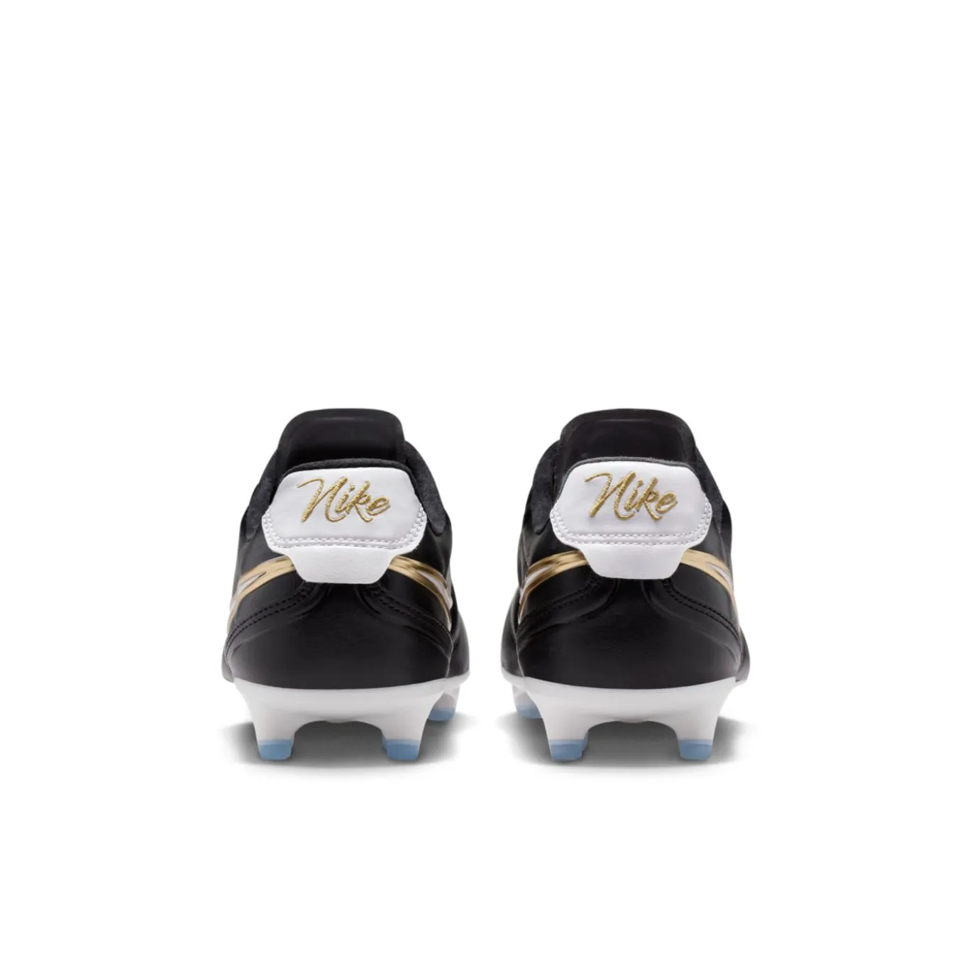Nike Tiempo Ligera Pro Gras Voetbalschoenen (FG) Zwart Wit Goud