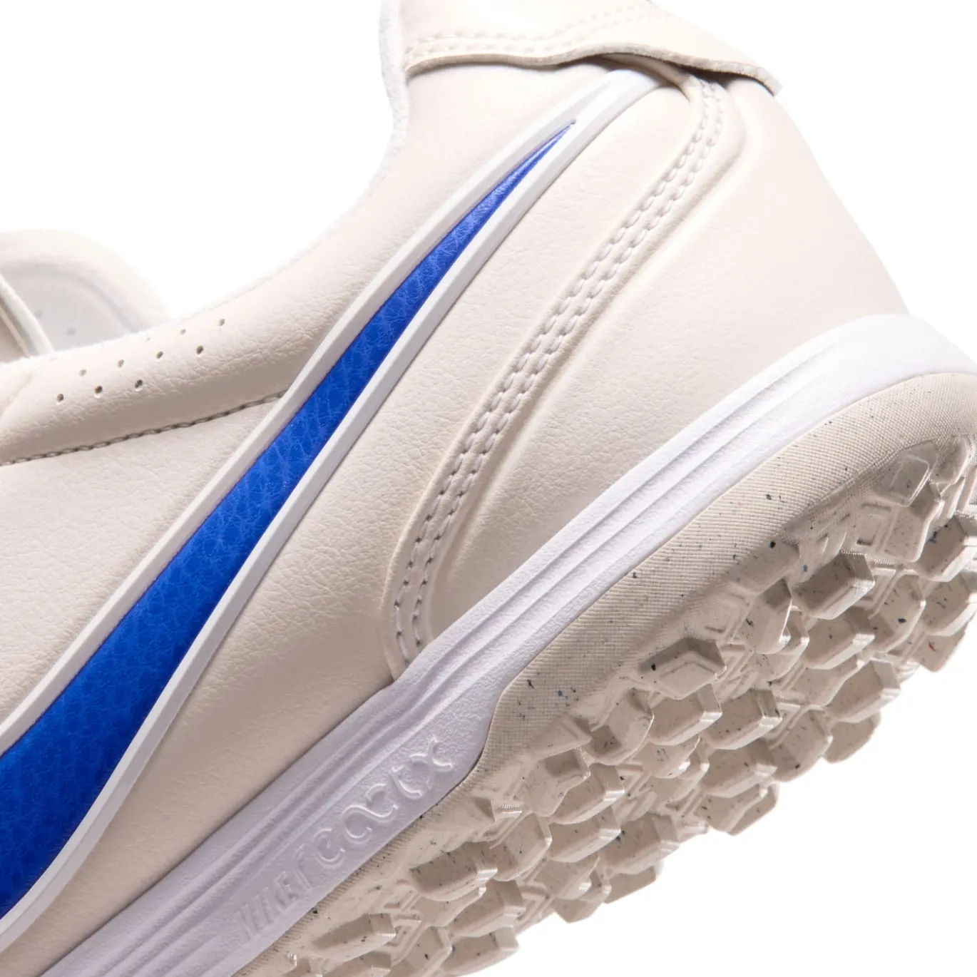 Nike Tiempo Ligera Pro Turf Voetbalschoenen (TF) Krijtwit Blauw Wit