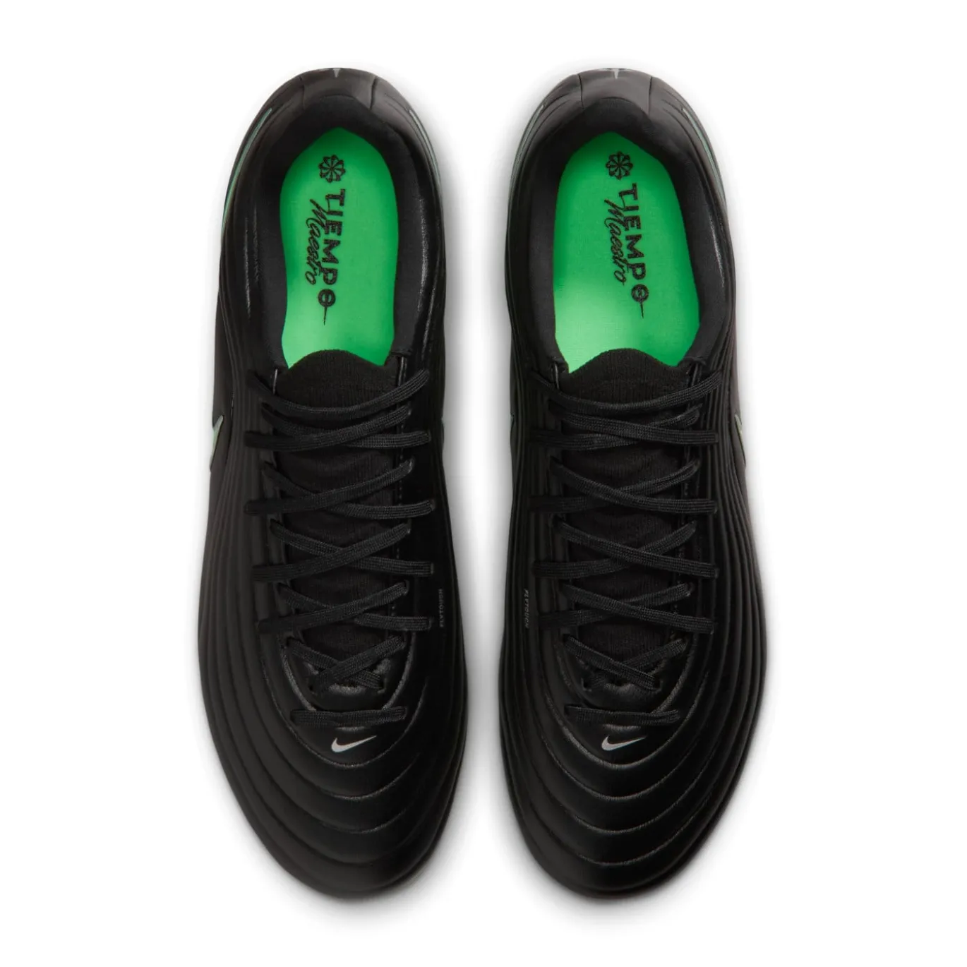 Nike Tiempo Maestro Academy Gras / Kunstgras Voetbalschoenen (MG) Zwart Felgroen Zilvergrijs
