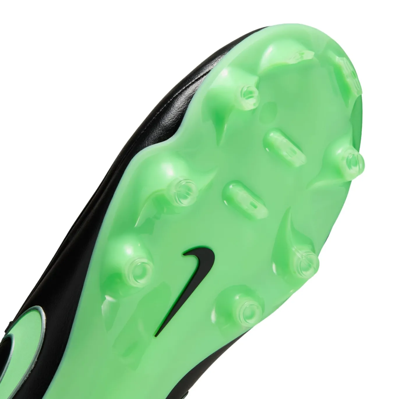 Nike Tiempo Maestro Academy Gras / Kunstgras Voetbalschoenen (MG) Zwart Felgroen Zilvergrijs