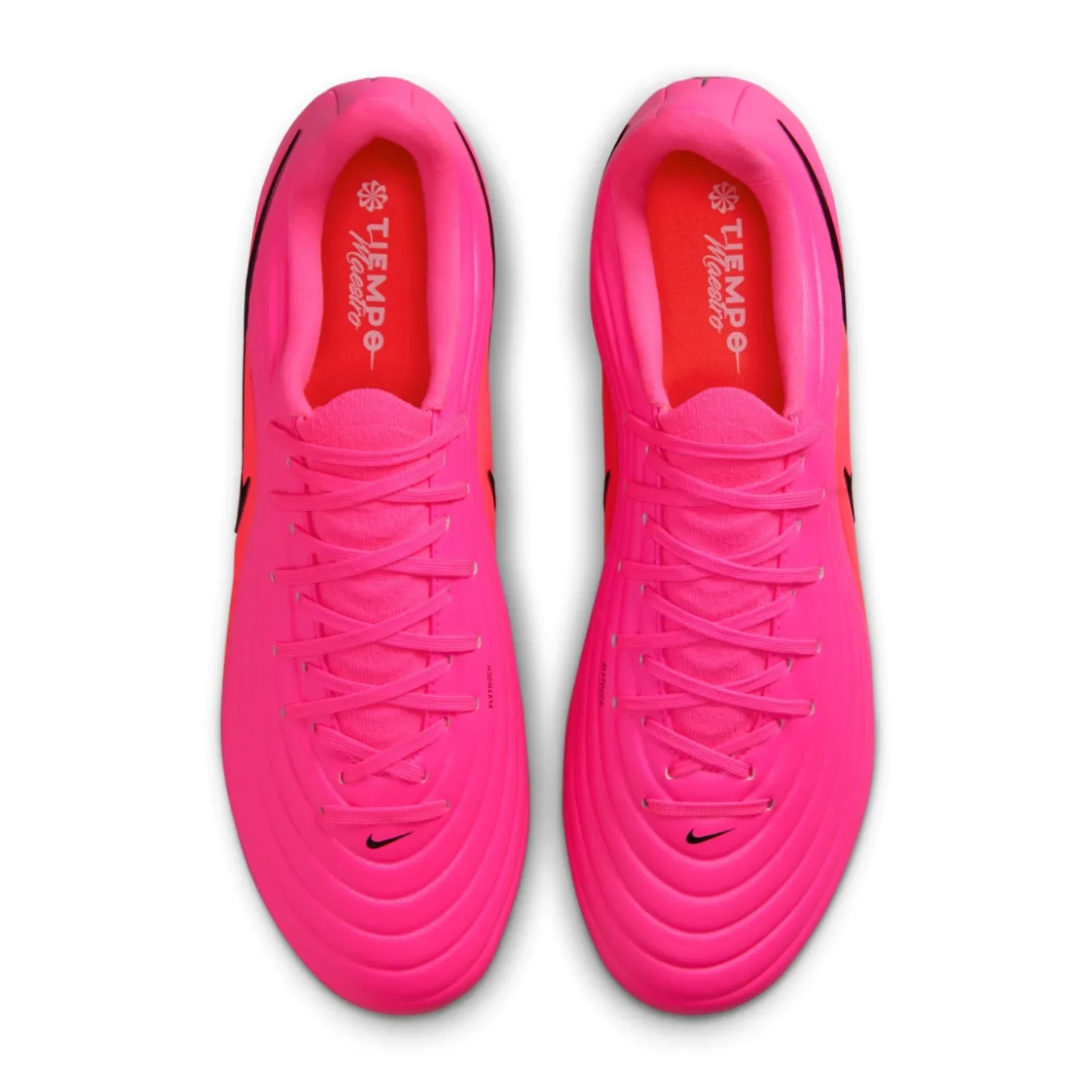 Nike Tiempo Maestro Academy Gras / Kunstgras Voetbalschoenen (MG) Felroze Zwart