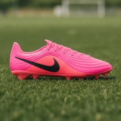 Nike Tiempo Maestro Academy Gras / Kunstgras Voetbalschoenen (MG) Felroze Zwart