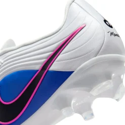 Nike Tiempo Maestro Academy Gras / Kunstgras Voetbalschoenen (MG) Wit Blauw Felroze
