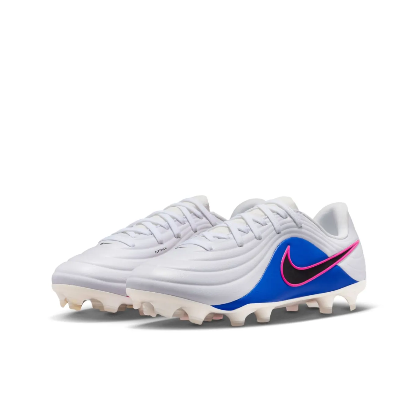 Nike Tiempo Maestro Academy Gras / Kunstgras Voetbalschoenen (MG) Kids Wit Blauw Felroze