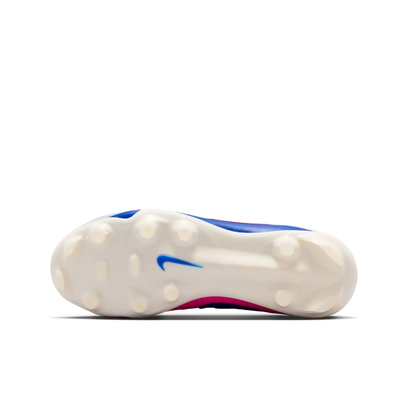 Nike Tiempo Maestro Academy Gras / Kunstgras Voetbalschoenen (MG) Kids Wit Blauw Felroze