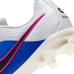 Nike Tiempo Maestro Academy Gras / Kunstgras Voetbalschoenen (MG) Kids Wit Blauw Felroze