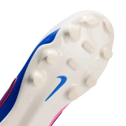 Nike Tiempo Maestro Academy Gras / Kunstgras Voetbalschoenen (MG) Kids Wit Blauw Felroze