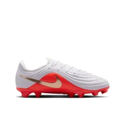 Nike Tiempo Maestro Academy Gras / Kunstgras Voetbalschoenen (MG) Kids Wit Felrood Goud
