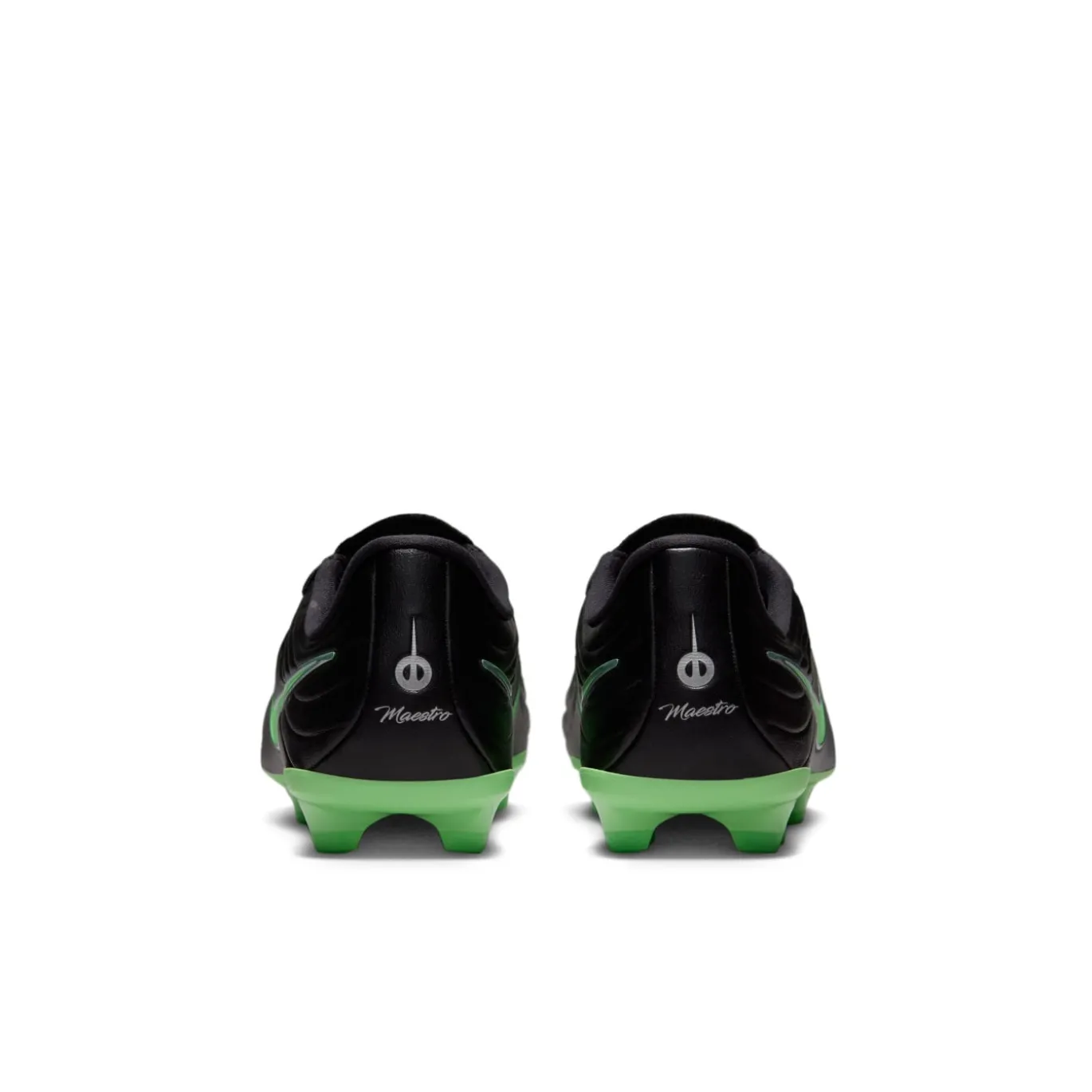 Nike Tiempo Maestro Academy Gras / Kunstgras Voetbalschoenen (MG) Kids Zwart Felgroen Zilvergrijs