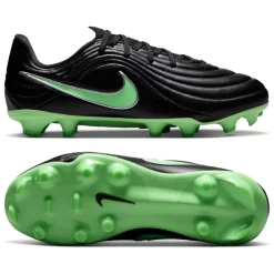 Nike Tiempo Maestro Academy Gras / Kunstgras Voetbalschoenen (MG) Kids Zwart Felgroen Zilvergrijs