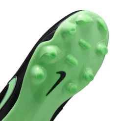 Nike Tiempo Maestro Academy Gras / Kunstgras Voetbalschoenen (MG) Kids Zwart Felgroen Zilvergrijs