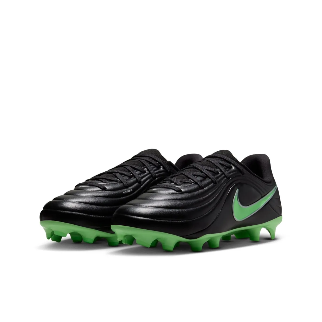 Nike Tiempo Maestro Academy Gras / Kunstgras Voetbalschoenen (MG) Kids Zwart Felgroen Zilvergrijs