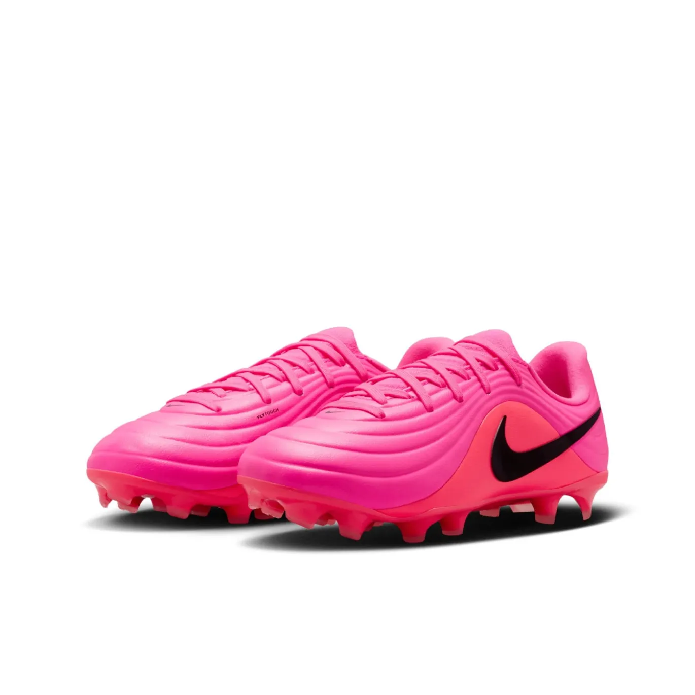 Nike Tiempo Maestro Academy Gras / Kunstgras Voetbalschoenen (MG) Kids Felroze Zwart