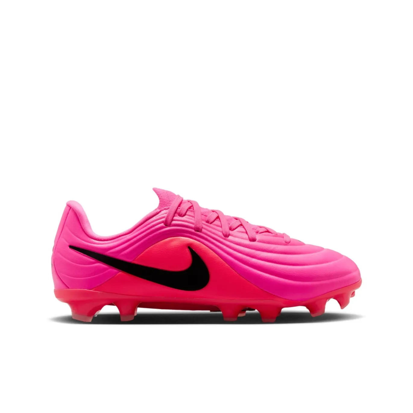 Nike Tiempo Maestro Academy Gras / Kunstgras Voetbalschoenen (MG) Kids Felroze Zwart