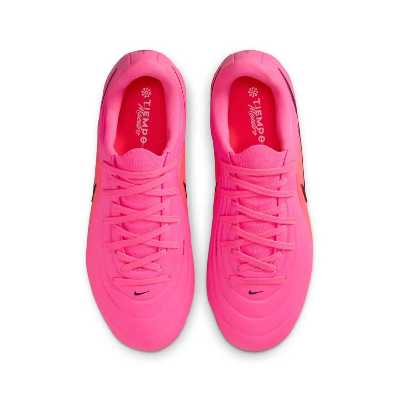 Nike Tiempo Maestro Academy Gras / Kunstgras Voetbalschoenen (MG) Kids Felroze Zwart