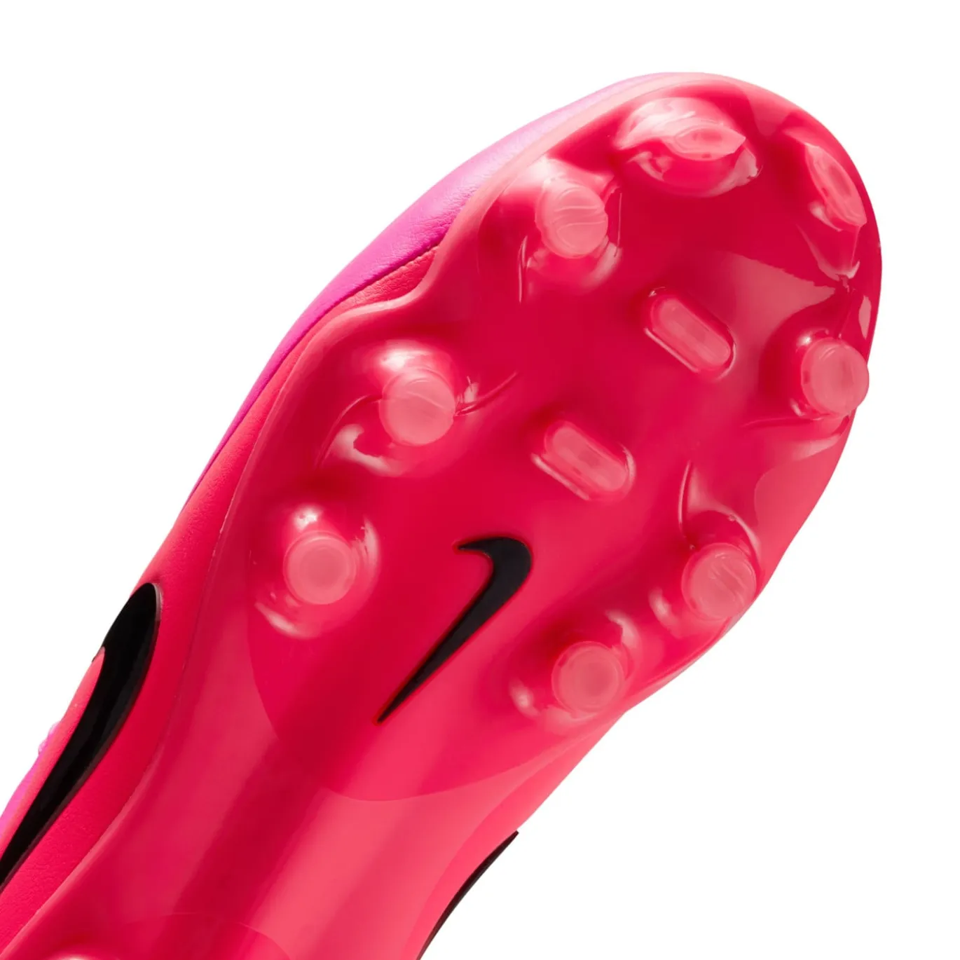 Nike Tiempo Maestro Academy Gras / Kunstgras Voetbalschoenen (MG) Kids Felroze Zwart