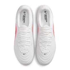 Nike Tiempo Maestro Academy IJzeren-Nop Voetbalschoenen (SG) Anti-Clog Wit Felrood Goud