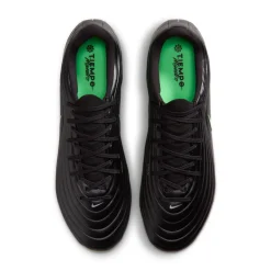 Nike Tiempo Maestro Academy IJzeren-Nop Voetbalschoenen (SG) Anti-Clog Zwart Felgroen Zilvergrijs