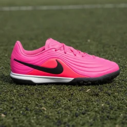 Nike Tiempo Maestro Academy Turf Voetbalschoenen (TF) Kids Felroze Zwart