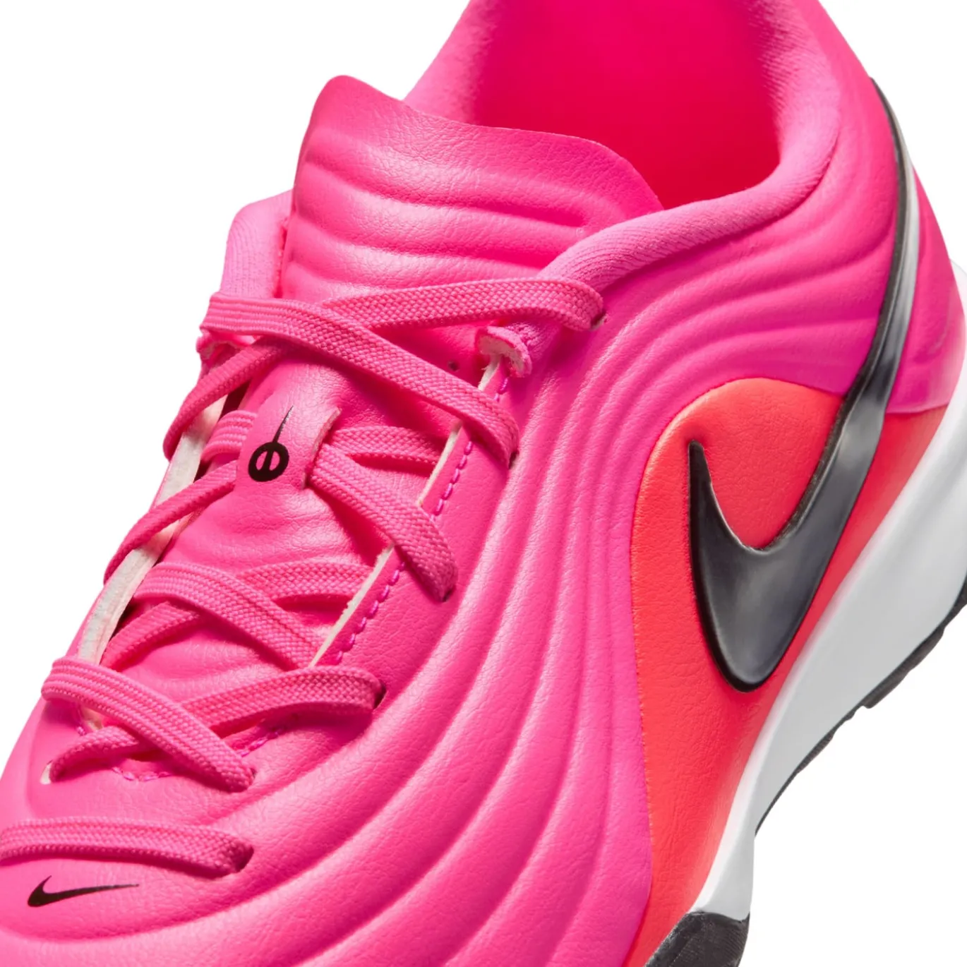 Nike Tiempo Maestro Academy Turf Voetbalschoenen (TF) Kids Felroze Zwart