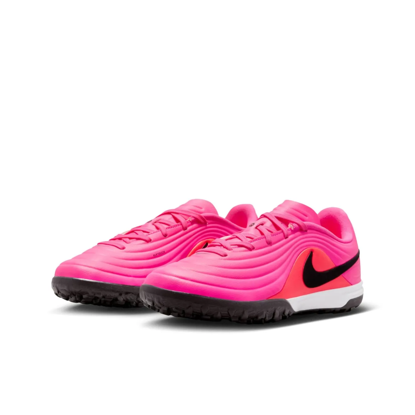 Nike Tiempo Maestro Academy Turf Voetbalschoenen (TF) Kids Felroze Zwart