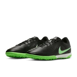 Nike Tiempo Maestro Academy Turf Voetbalschoenen (TF) Zwart Felgroen Zilvergrijs