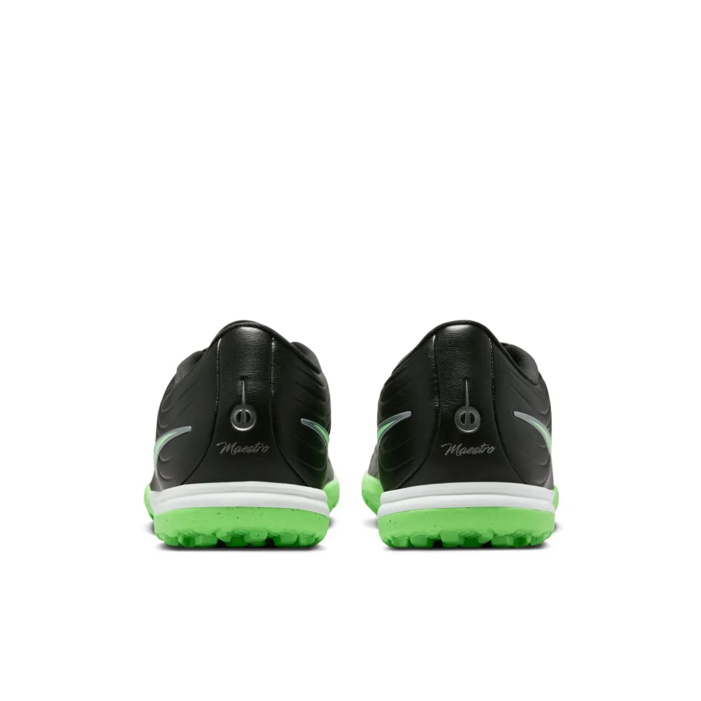 Nike Tiempo Maestro Academy Turf Voetbalschoenen (TF) Zwart Felgroen Zilvergrijs