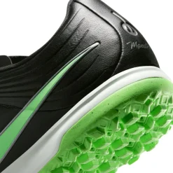 Nike Tiempo Maestro Academy Turf Voetbalschoenen (TF) Zwart Felgroen Zilvergrijs