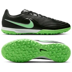 Nike Tiempo Maestro Academy Turf Voetbalschoenen (TF) Zwart Felgroen Zilvergrijs