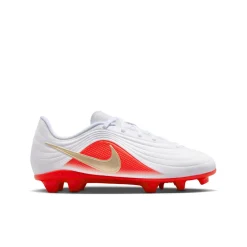 Nike Tiempo Maestro Club Gras / Kunstgras Voetbalschoenen (MG) Kids Wit Felrood Goud
