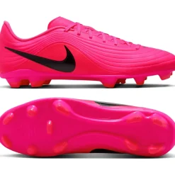 Nike Tiempo Maestro Club Gras / Kunstgras Voetbalschoenen (MG) Felroze Zwart
