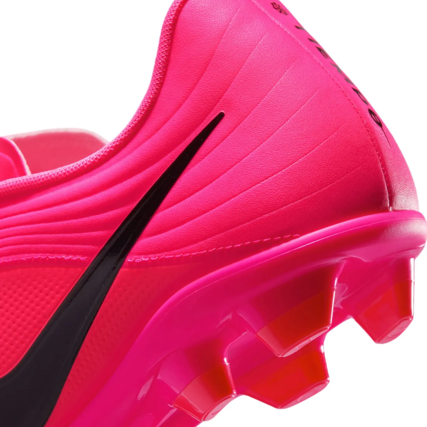 Nike Tiempo Maestro Club Gras / Kunstgras Voetbalschoenen (MG) Felroze Zwart