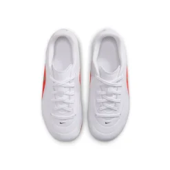 Nike Tiempo Maestro Club Gras / Kunstgras Voetbalschoenen (MG) Peuters/Kleuters Wit Felrood Goud
